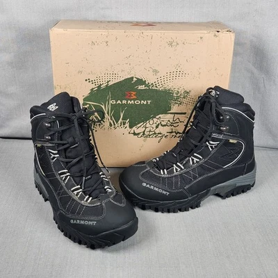 Botas de senderismo Garmont para mujer talla 8,5 Momentum Snow GTX Gore-Tex de caña alta negras Foto 1 de 4