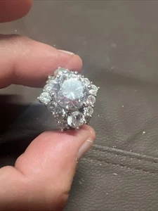 925 Sterling Silber 3 Ringe Set Faux Diamant Verlobung Ehering - Bild 1 von 10