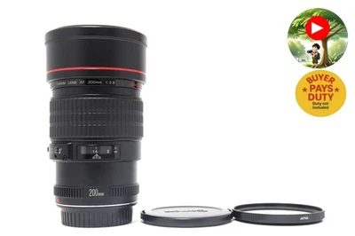 [EXCELENTE COMO NUEVO] Teleobjetivo ultrasónico Canon EF 200 mm F/2,8 L USM AF de JAPÓN Foto 1 de 4