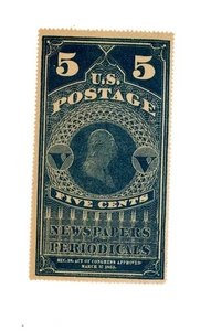 US Scott # PR1 - MN-NG - Newspaper - See Scan - CV=$750.00           (8-C259) - Picture 1 of 2