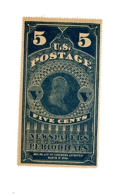 US Scott # PR1 - MN-NG - Newspaper - See Scan - CV=$750.00           (8-C259) - Image 1 of 2