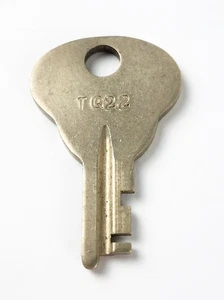 Vtg Key TQ22 For Old CORBIN Locks Antique Steamer Trunk Footlocker TQ-22 TQ 22 - Picture 1 of 7