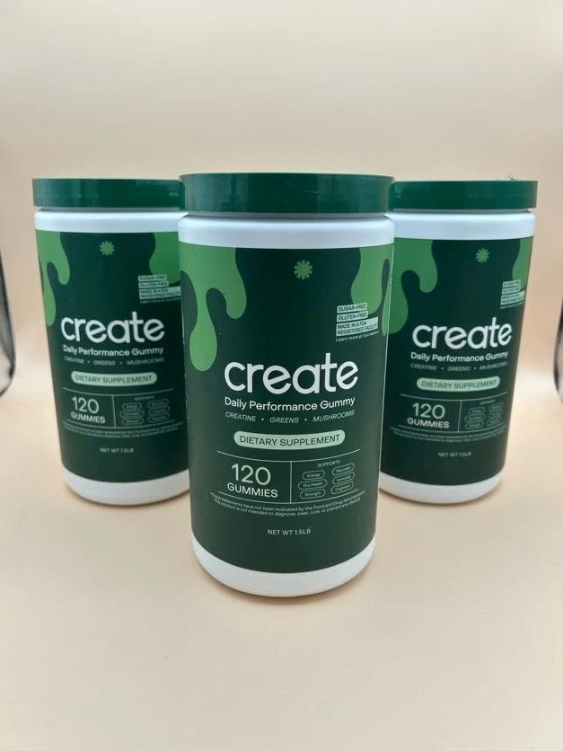 Create Daily Performance Gummy 120 Gummies & - Expiration 01/2027