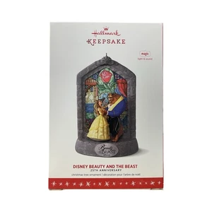 2016 Hallmark Disney Beauty and the Beast 25th Anniversary Ornament - Imagen 1 de 7