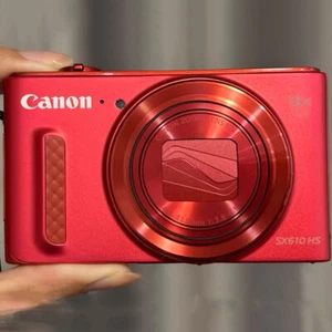 Canon PowerShot SX610 HS RED 20.2MP 18x Optical Zoom Digital Camera - Picture 1 of 6