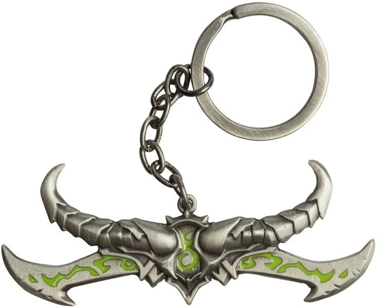 World of Warcraft Legion - Llavero Twinblades of the Deceiver - Nuevo Foto 1 de 1
