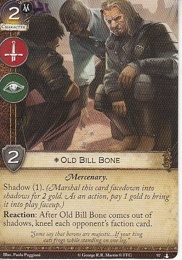 Old Bill Bone AGoT LCG 2.0 Game of Thrones In Daznak's Pit 97 - Image 1 of 1