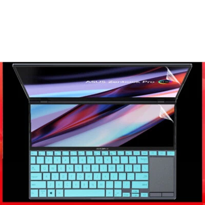 2 X Keyboard Skin for ASUS Zenbook Pro 14 Duo OLED UX8402 2022 - Image 1 of 4