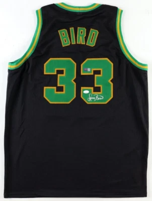 Larry Bird Signed Boston Celtics Jersey (JSA) 12xAll Star Power Forward / 3xMVP - Image 1 of 4
