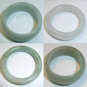 Natural Jadeite Jade Bangle Bracelets Fine Quality - Picture 1 of 10