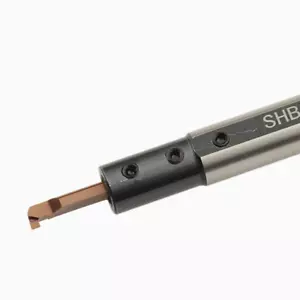 1pz SHB12-3 Manicotto Taglierina Tornio Gambo Rotondo Supporto CNC Barra Alesatrice - Foto 1 di 3