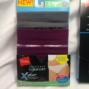 Hanes Xtemp Constant Comfort Bikini 3-Pack, Assorted Colors - Picture 1 of 10