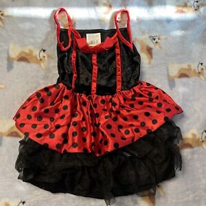 Ladybug Fairy Halloween Dress Costume-  Girls 4-6 Years as shown no wings.