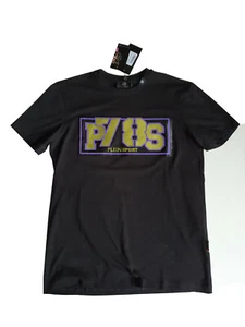 Philipp Plein Sport Herren T-Shirt Schwarz mit Motiv Nagelneu Gr. L - Bild 1 von 4