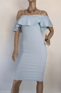 🌻 ASOS SIZE 8 COLD SHOULDER BODYCON DRESS NWOT - Picture 1 of 10