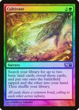 Cultivate FOIL Magic 2011 / M11 HEAVILY PLD Green Common MAGIC MTG CARD ABUGames