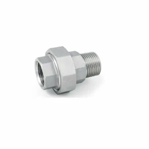 Conical Union BSP (British Standard Pipe) Maschio-Femmina A4/T316 Acciaio Inox - Foto 1 di 2