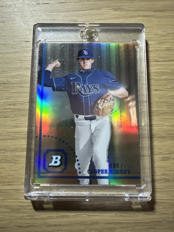 2022 Bowman Heritage Cooper Kinney Blue Refractor Sp 184/199 - Image 1 of 2