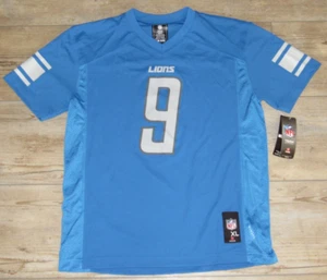 Detroit Lions NFL Team Apparel Matthew Stafford #9 Home Jersey size Youth XL - Picture 1 of 3