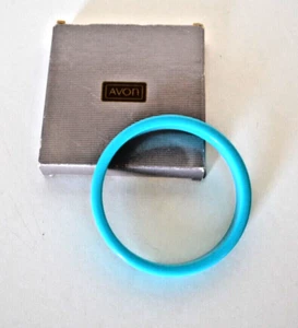 Avon Tropical Turquoise Blue Color Bangle Bracelet Small - Picture 1 of 3