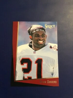 1993 Select # 3 DEION SANDERS Atlanta Falcons Dallas Cowboys  - Image 1 of 2