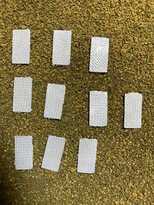 Paquete de 10 placas de diamantes de aluminio pintadas a medida escala N J15972 - Imagen 1 de 1