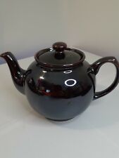 Sadler Brown Tea Pot Made in England UK Porcelain Ceramic Small 