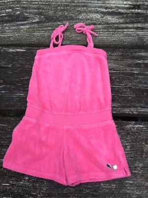 Gymboree Love is in the Air Bright Rays Girls Pink Beach Cover Up One Piece 4 - Image 1 of 3