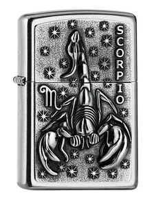 ZIPPO - BENZIN - FEUERZEUG - SCORPIO - SKORPION EMBLEM - 2006498 - - Bild 1 von 1