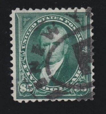 US 278 $5 Marshall Used F-VF SCV $600 - Image 1 of 2