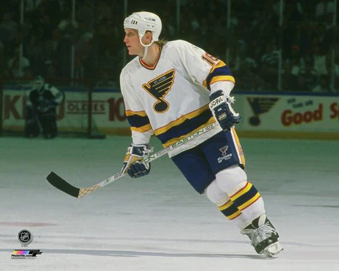 BRETT HULL St. Louis Blues Classic 1989 NHL Hockey Action 20x24 POSTER Print Cover