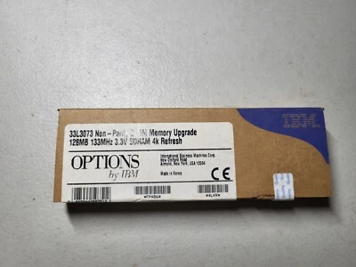 IBM 33L3073 Non - Parity DIMM Memory Upgrade 128 MB PC 133 CL3 NP SDRAM UDIMM - Image 1 of 2