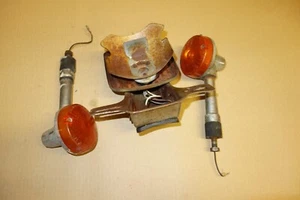 Suzuki GN 250 GN250 rear brake light and indicators lot DAMAGED - Picture 1 of 8