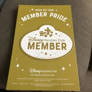 Disney Vacation Club DVC Member Pride 2022 Magnet NEW Exclusive - Picture 1 of 2