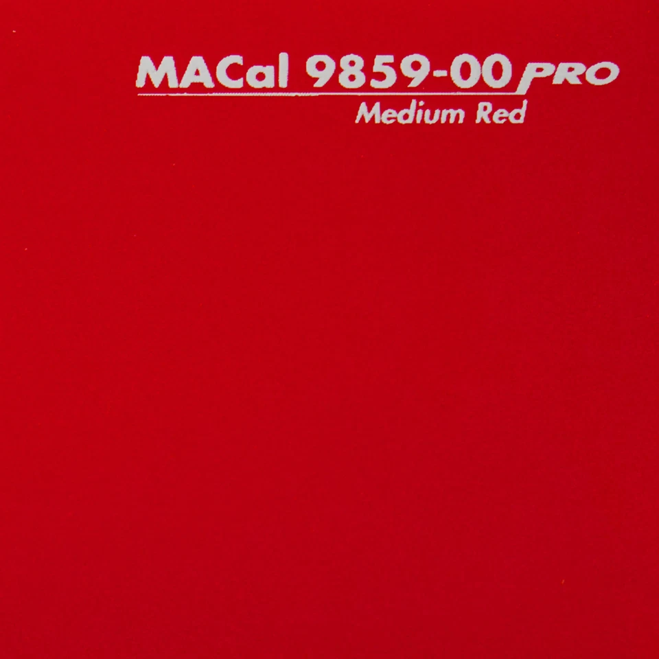 MACTAC 3 m (9,98 € /m) Autofolie, PKW KFZ Folie mittelrot glänzend 61,5 cm