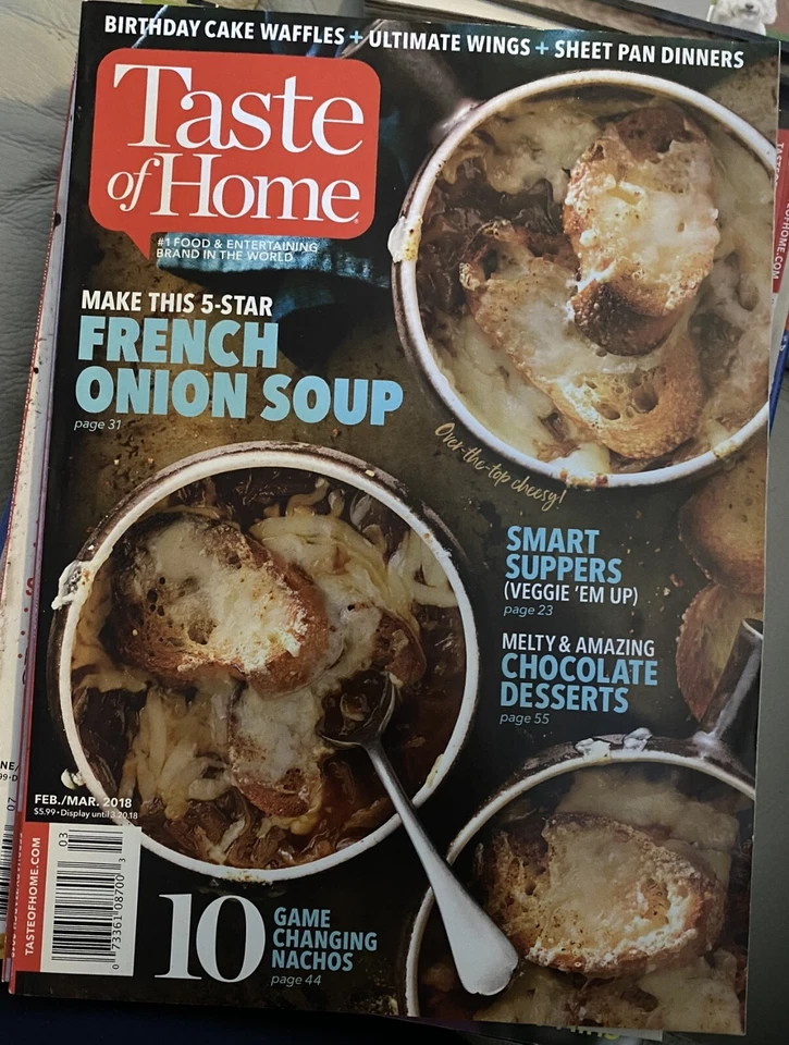TASTE OF HOME  MAGAZINE. Feb/March 2018 - Image 1 of 1