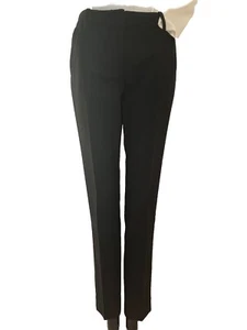 J CREW schwarze Flatfront WOLLE Stretch UNGEFÜTTERTE Hose Trousers Gr: 4 TOP! - Bild 1 von 7