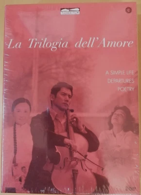 La Trilogia dell'Amore 3 DVD Italiano Box Tucker Simple Life Departures Poetry - Immagine 1 di 4
