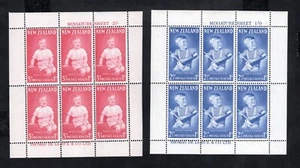 New Zealand 1963 mini-sheets of stamps Mi#425-26 FISCAL MNH CV=36$ - Picture 1 of 2