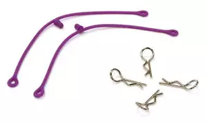 Secured Body Clip (4) with 115mm Connecting Link for 1/10 Scale - Picture 1 of 1