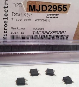 20 Stück /20 pieces  MJD2955  PNP POWER TRANSISTOR MJE2955T 60V 10A 20W NEW ~ - Picture 1 of 9