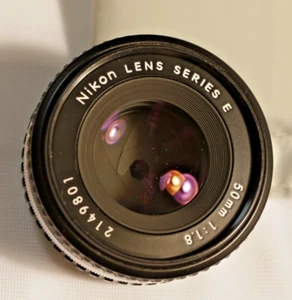 Nikon Series E MF 50mm f/1.8 AIS Pancake Normal Lens - Excellent - Picture 1 of 8