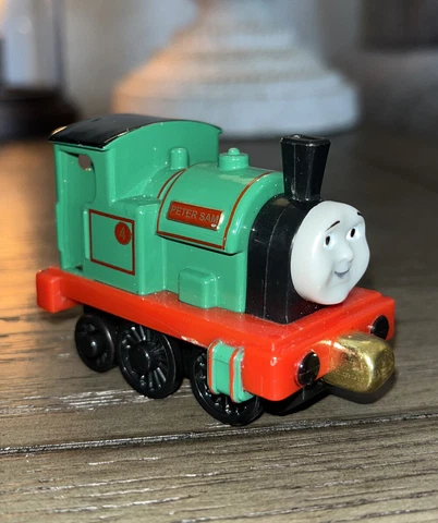 PETER SAM! THOMAS FRIENDS TRAIN 2008 DIECAST! TAKE Along N Play Cover