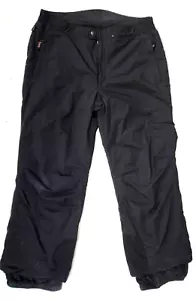 Obermeyer Cargo Snow Ski Pants Men's XL Black Lined Snowboard Insulated - Picture 1 of 12