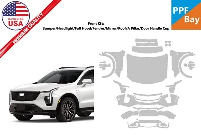 For Cadillac XT4 Sport 2024-2025 Front Paint Protection Film PreCut PPF - Image 1 of 4