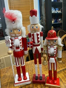 NUTCRACKERS THREE IN THIS GROUP ONE ZEST GARDEN LIMITED 2-15INCH 1-12 - Picture 1 of 1