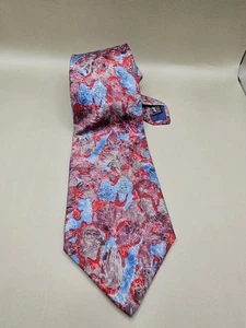 Vintage 80s Principe Men's Abstract Floral 100% Silk Tie  58 x 3.5 in - Picture 1 of 6