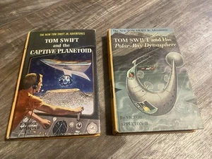 The New Tom Swift Adventures HB Books x 2 Captive Planetoid & Dynasphere 1960’s - Picture 1 of 6