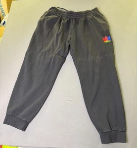 Pantalones deportivos Adidas para hombre negros 2XL cintura elástica agujero pequeño - Imagen 1 de 7