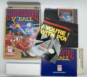 SUPERSPIKE V'BALL VOLEIBOL NES Juego Nintendo COMPLETO CON INSTRUCCIONES + CAJA CIB - Imagen 1 de 16